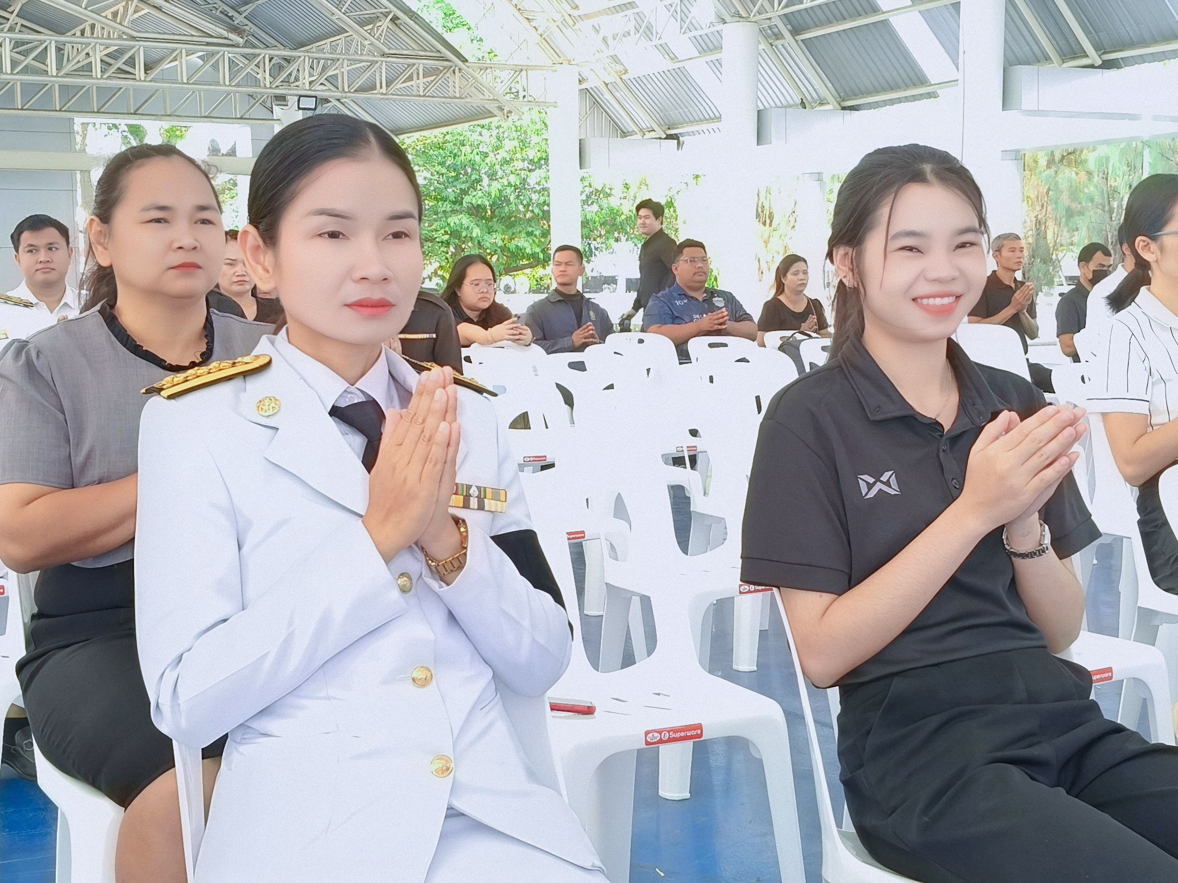 title - วันอังคารที่ 31 มีนาคม 2569 เวลา 07.00 น. นายประเสริฐ กาญจนเกียรติกุล ปฏิรูปที่ดินจังหวัดบุรีรัมย์ พร้อมด้วยเจ้าหน้าที่ ส.ป.ก.บุรีรัมย์ ร่วมรัฐพิธีที่ระลึก 